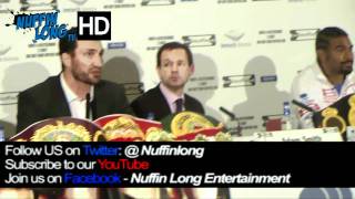 Wladimir Klitschko vs David Haye Press Conference 2011  London HD [upl. by Savage]