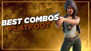 Best Combos  Flatfoot  Fortnite Skin Review [upl. by Doig]