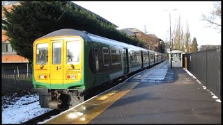 Class 319 West Midlands Train at St Albans Abbey [upl. by Magulac68]