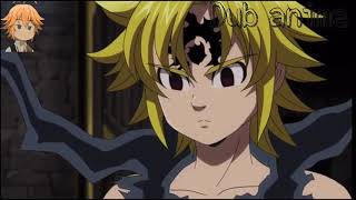 Meliodas Vs Zeldris amp Estarossa  English Dub  The Seven Deadly Sins [upl. by Ajnot]