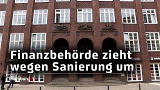 Zwischenlösung gefunden Finanzbehörde zieht wegen Sanierung um [upl. by Ydnih390]