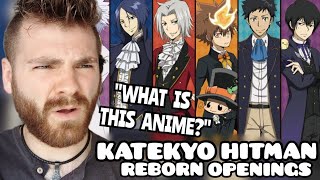 First Time Reacting to quotKatekyo Hitman Reborn Openings 18quot  New Anime Fan [upl. by Osrit]