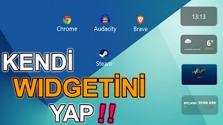 Windows İçin Süper Widget Uygulaması Windows 1011 [upl. by Ellehcsor]