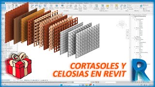 Celosias y Cortasoles en Revit 💯🎁 [upl. by Samaj323]