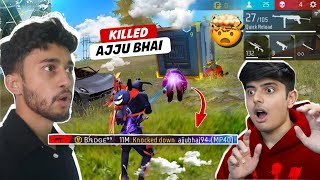 AJJUBHAI CAME IN MY SOLO VS SQUAD MATCH amp THIS HAPPENED🔥 FREE FIRE MAX [upl. by Nail]