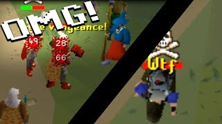 1 Hit Rushing Pkers OSRS one shot kills only Part 2 [upl. by Nordin]