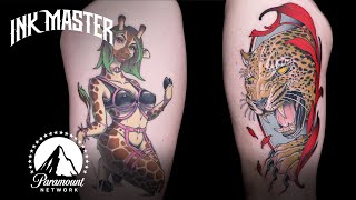 Season 14’s Best Tattoos 🏅 Part 1  Ink Master [upl. by Younger772]