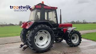 Case International 845XL 1989  Vierwielaangedreven landbouwtractor [upl. by Oratnek]