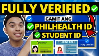 HOW TO FULLY VERIFY GCASH USING PHILHEALTH ID 2024 HOW TO FULLY VERIFY GCASH USING STUDENT ID [upl. by Sheila]