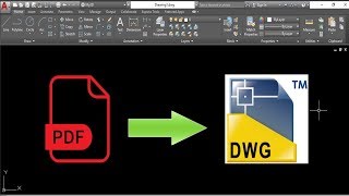 Como Importar um arquivo PDF para o AutoCAD e Ajustar [upl. by Nilre]