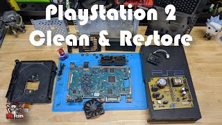 Very Dirty PlayStation 2 PS2 Teardown amp Restore 🎮 🧑‍🔧  Retro Console Repair  TRU Fixes [upl. by Atoiganap]