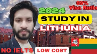 Study in Lithuania 2024  Lithuania Student Visa Without IELTS with 100 Scholarship [upl. by Adamsun]