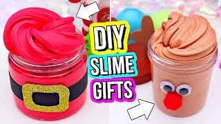 DIY SLIME GIFTS How To Make Slime Gifts for Christmas [upl. by Assirrak]