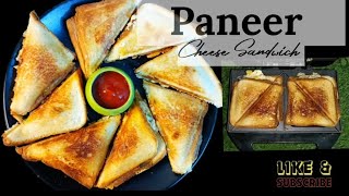 Paneer Cheese Sandwich 🥪 Paneer Sandwich Recipe  veg mayonnaise Sandwich [upl. by Asiluy]