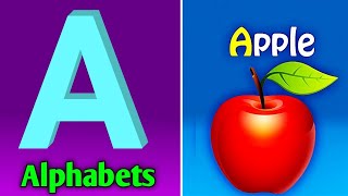 ABC Phonic Song  Toddler Learning Video Songs A for Apple Nursery Rhymes Alphabet Song for kids [upl. by Dennie]