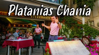 Crete Greece Platanias Chania walking tour 4k Greece 2022 [upl. by Asir]