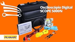 Osciloscópio Digital SCOPE5000N PLANATC  Loja do Mecânico [upl. by Aiekal861]