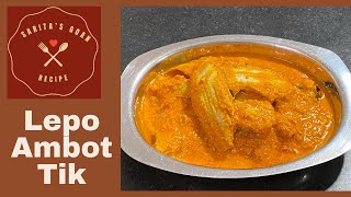 Lepo Ambot Tik  लेपो आंबट तीख  Goan Style Fish Ambot Tik Recipe Sole Fish Recipe  Sarita’s Goan [upl. by Anatol]