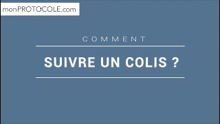 Comment suivre un colis [upl. by Sedecram]