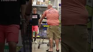 Farting on Strangers Groceries 😭prank shorts [upl. by Ayiak]