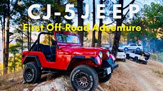 Willys Jeep CJ5 on first Offroad AdventureModified Jeeps4Wheeling [upl. by Gershon132]