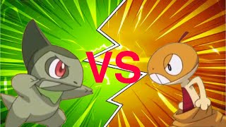 Axew vs Scraggy Condensed Battles [upl. by Idnor417]