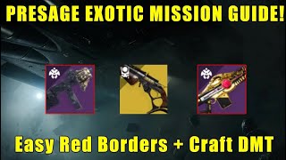 Presage Exotic Mission Guide How to do the Presage Exotic Mission  Destiny 2 The Final Shape [upl. by Enidualc]