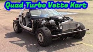 The Chupacabra  Quad Turbo C4 Vette Kart Preview [upl. by Evelyn]