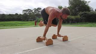 Tuck Planche to Bent Arm Straddle Planche on PBars [upl. by Ricky]