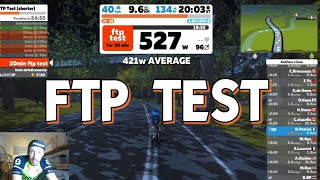 FTP TEST ZWIFT  La Mia Nuova FTP [upl. by Gough]