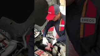 BATTERY REPLACEMENT in VeHICLE [upl. by Llerdnad]