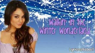 Vanessa Hudgens  Winter Wonderland Lyrics Video [upl. by Leuas]