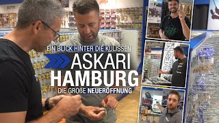 Hamburgs größter Angelladen Askari feiert Neueröffnung in der Hansestadt [upl. by Assyla]