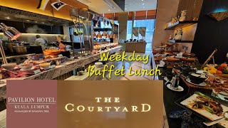 The Courtyard Buffet Lunch Pavilion Hotel by Banyan Tree Bukit Bintang Kuala Lumpur [upl. by Florence464]