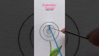 Easy Hand Embroidery Designs  Stitching Tutorial for Beginners shorts embroidery [upl. by Schreiber]