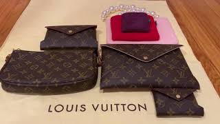 Louis Vuitton Kirigami Pochette Review  What Fits amp Is It Worth It [upl. by Hannazus]