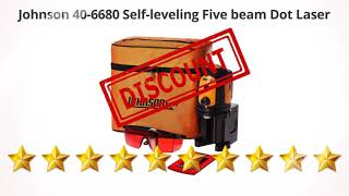 Johnson 406680 Selfleveling Five beam Dot Laser  Review and Discount [upl. by Redd]