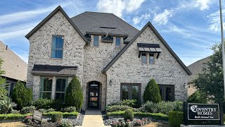 Coventry Homes Mineola Floorplan Model home in Argyle ISD The Ridge [upl. by Mozart134]