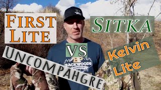 Sitka Gear Kelvin Lite Hoody vs First Lite Uncompahgre  Best Puffy Jackets for Hunting [upl. by Chernow948]