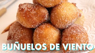 BUÑUELOS DE VIENTO EN 5 MIN  LA RECETA MAS FACIL  PASCUA 2 [upl. by Rats]