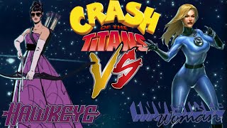 Marvel Puzzle Quest CRASH OF THE TITANS 165 KATE BISHOP VS INVISIBLE WOMEN [upl. by Aip]