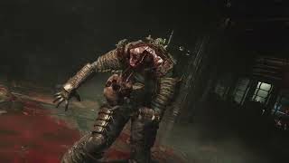 Divider Head Death Scene Flesh Peeled  Dead Space Remake [upl. by Tarfe]