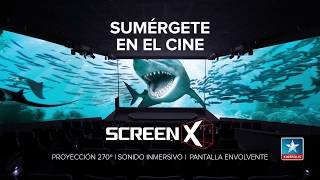 Llega la tecnología ScreenX a Kinépolis [upl. by Leirraj]