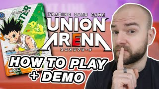 How To Play Union Arena  Demo Game [upl. by Madelaine]