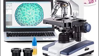 AmScope B120C Microscope Magnification Review [upl. by Leanahtan]