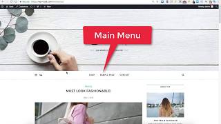 How to Setup Main amp Top Menu in the Bard Free Wordpress Theme [upl. by Ahsienek498]