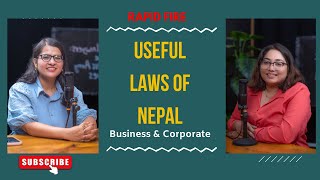 Rapid Fire Round Inhouse Counsels on Useful Corporate Laws of Nepal [upl. by Templeton613]