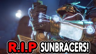 SUNBRACERS NERFED Solar warlock hit with the double wammy XD [upl. by Zosema931]