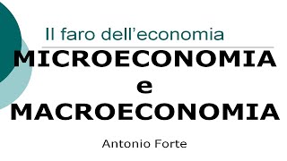 Lezione Microeconomia vs Macroeconomia [upl. by Arikaahs]