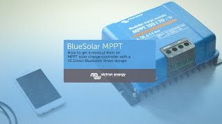 BlueSolar MPPT  Victron Connect  Einstellungen ändern [upl. by Ailisec]